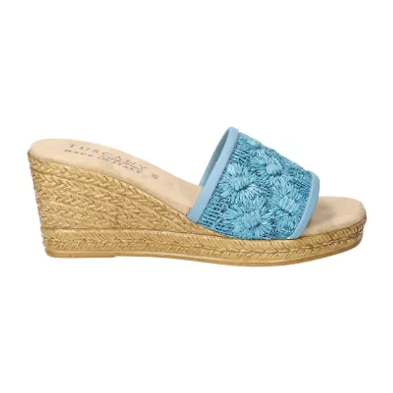 Easy Street Womens Ricci Wedge Sandals