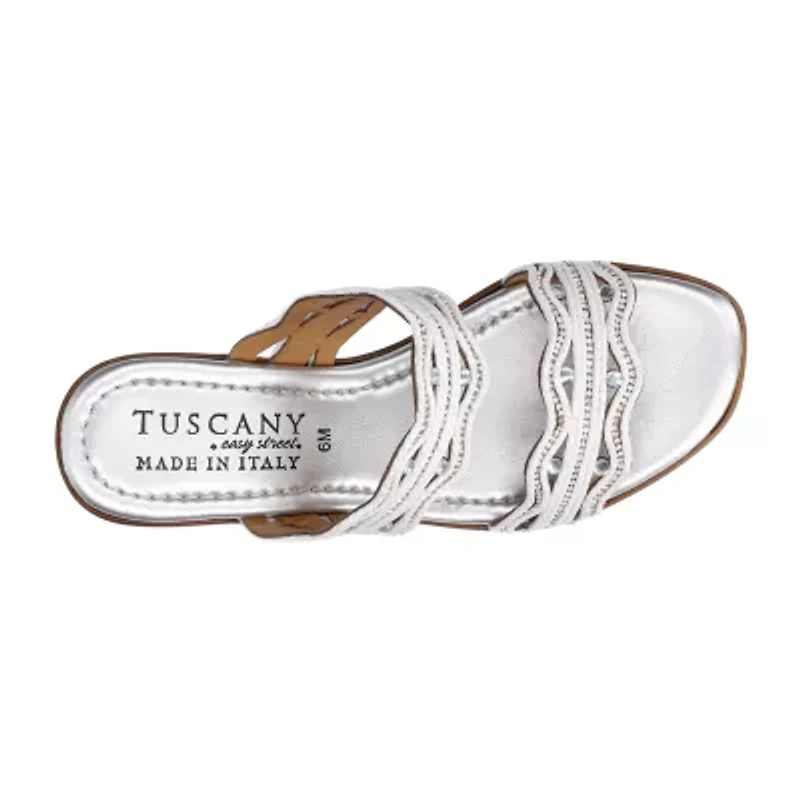 Easy Street Womens Selva Wedge Sandals
