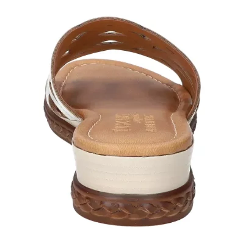 Easy Street Womens Edda Wedge Sandals