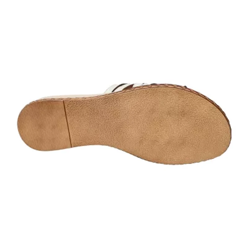 Easy Street Womens Edda Wedge Sandals