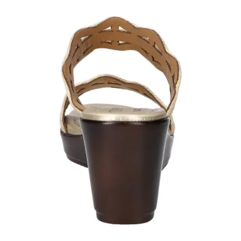 Easy Street Womens Selva Wedge Sandals