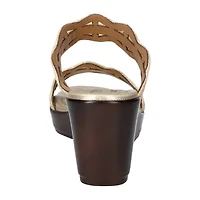 Easy Street Womens Selva Wedge Sandals