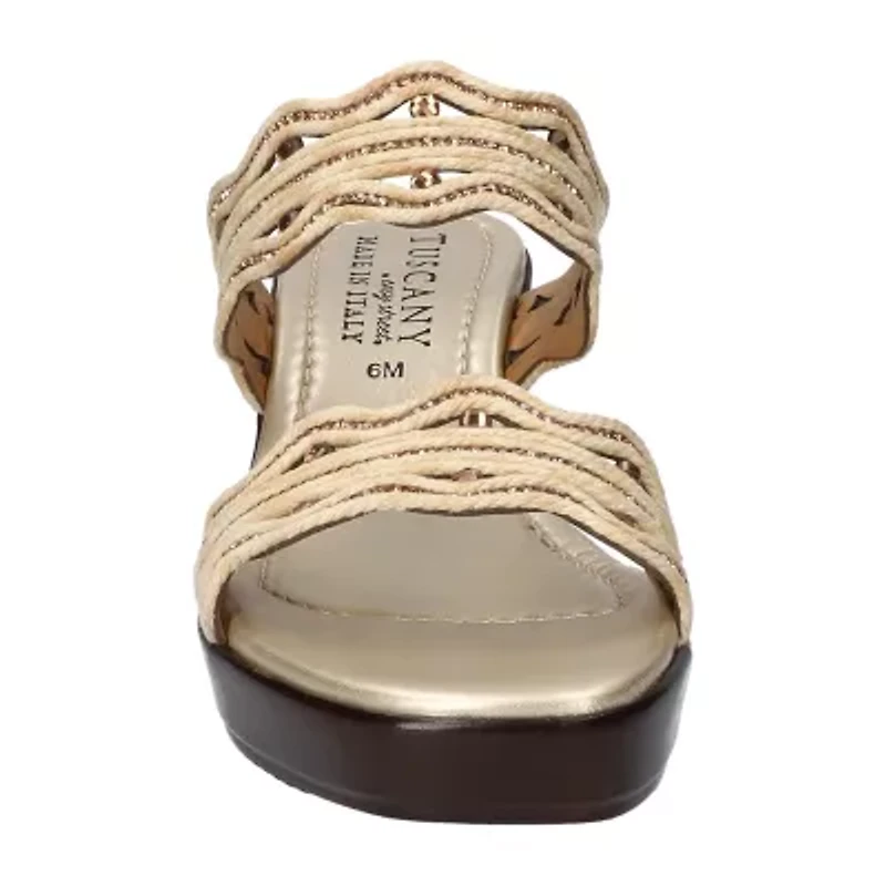 Easy Street Womens Selva Wedge Sandals