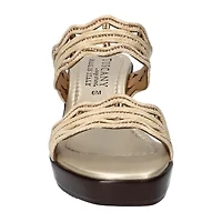 Easy Street Womens Selva Wedge Sandals