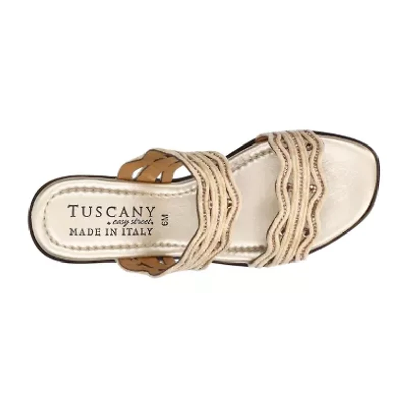 Easy Street Womens Selva Wedge Sandals