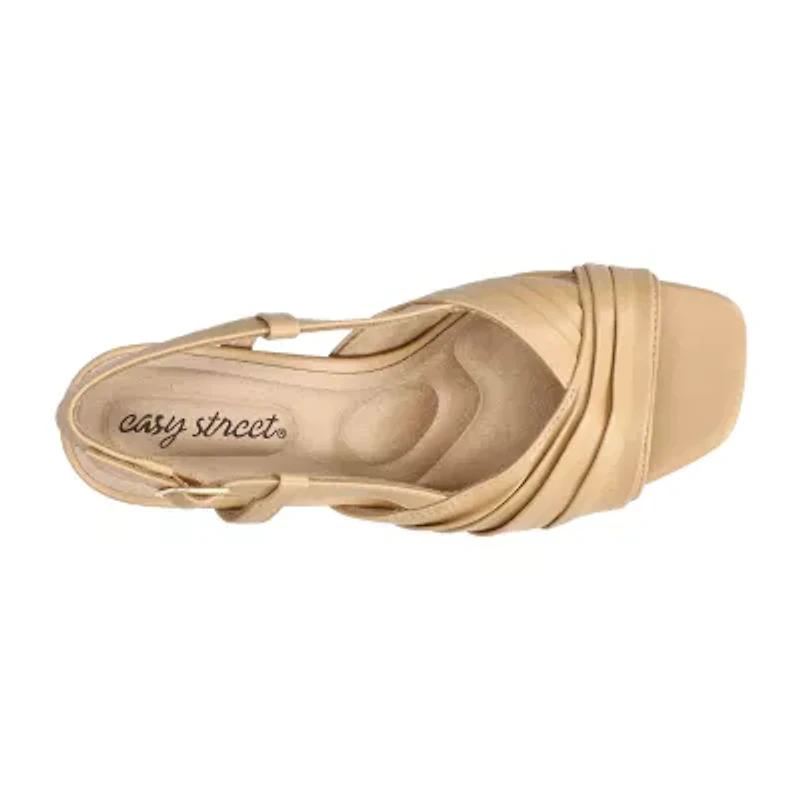 Easy Street Womens Lucie Heeled Sandals