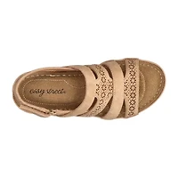 Easy Street Womens Alexi Wedge Sandals