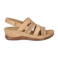 Easy Street Womens Alexi Wedge Sandals