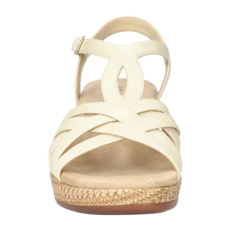 Easy Street Womens Lua Wedge Sandals