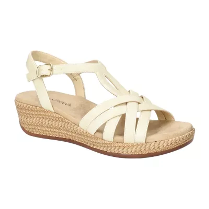 Easy Street Womens Lua Wedge Sandals