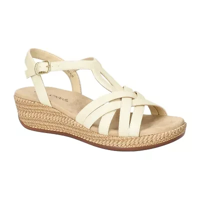 Easy Street Womens Lua Wedge Sandals