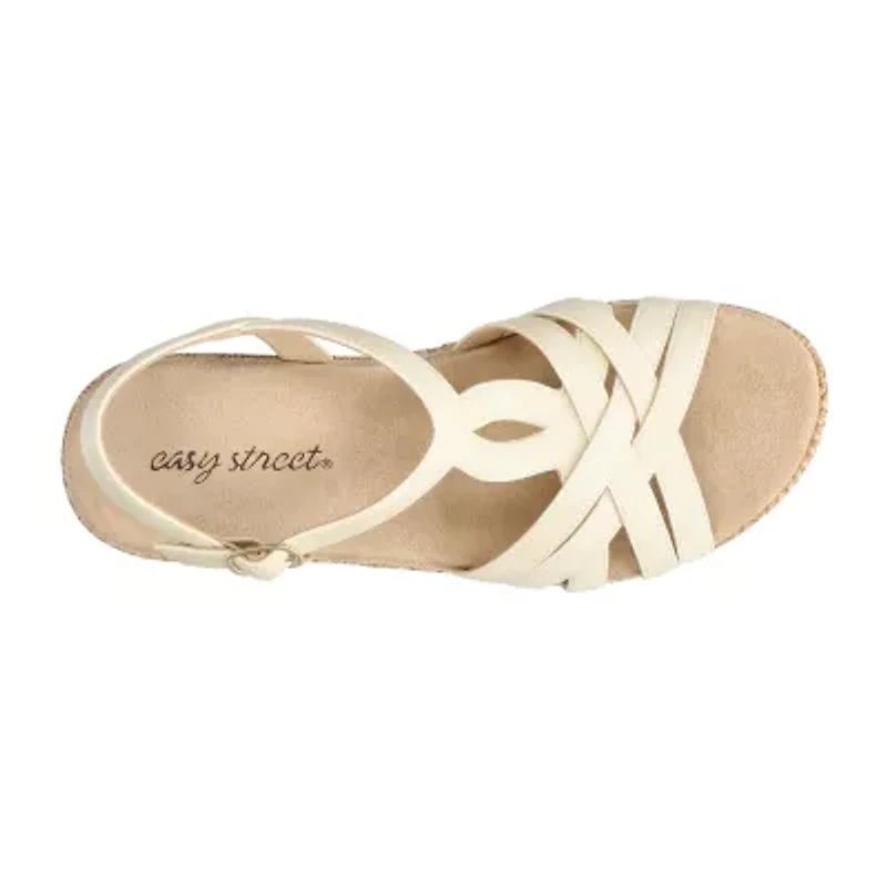 Easy Street Womens Lua Wedge Sandals