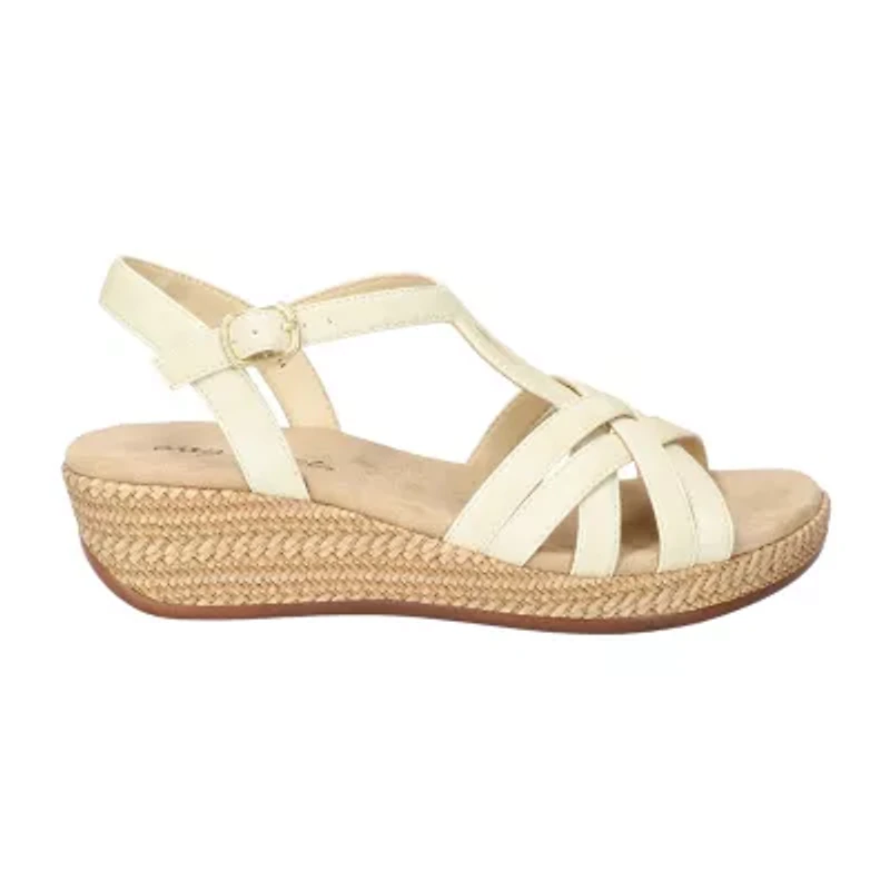 Easy Street Womens Lua Wedge Sandals