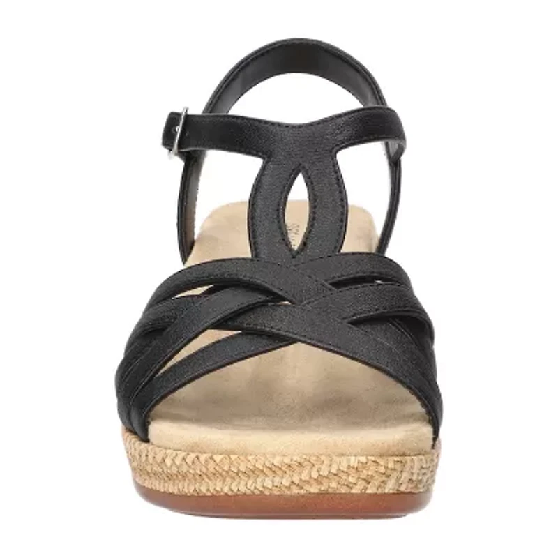 Easy Street Womens Lua Wedge Sandals
