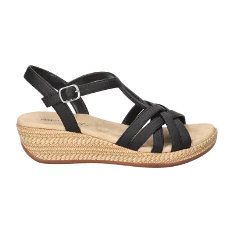 Easy Street Womens Lua Wedge Sandals
