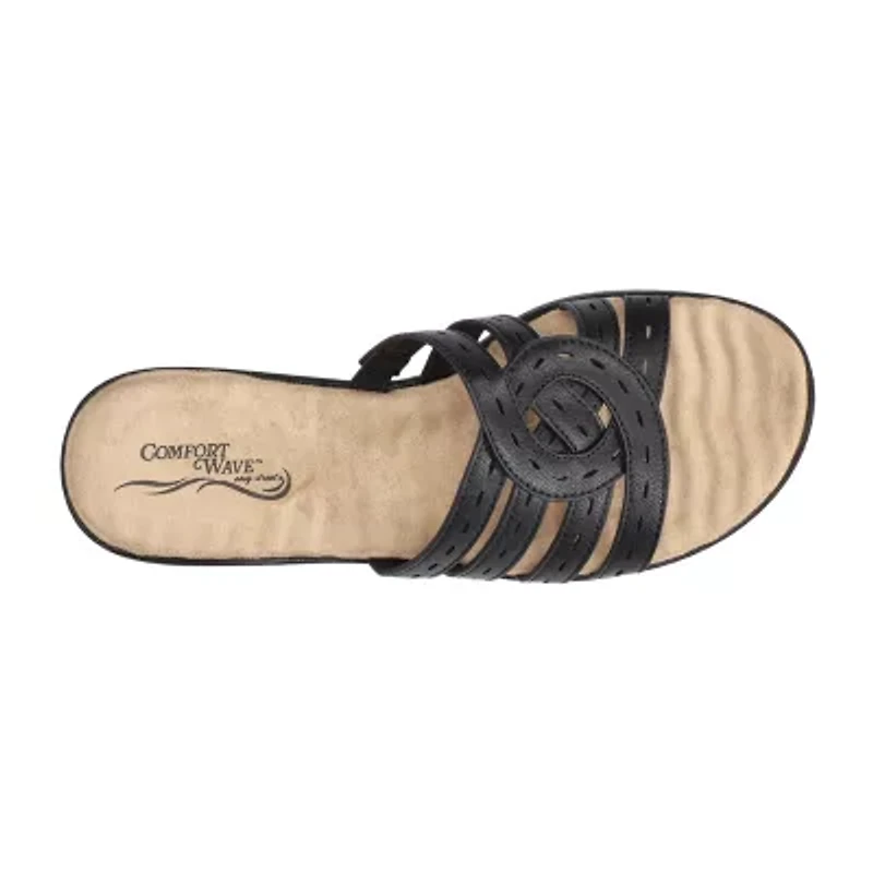 Easy Street Womens Cammie Slide Sandals