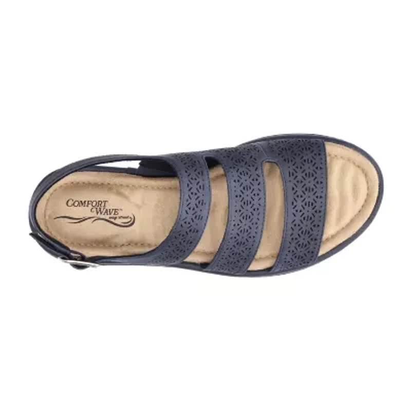 Easy Street Womens Link Strap Sandals