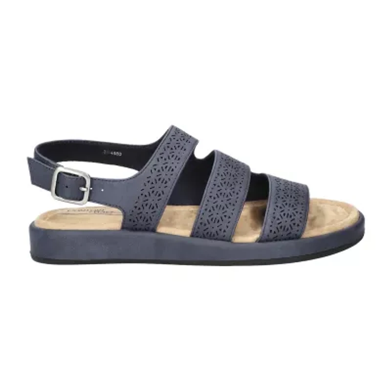 Easy Street Womens Link Strap Sandals