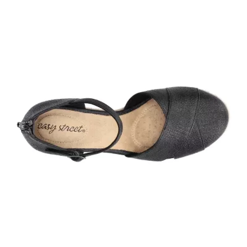 Easy Street Womens Coast Wedge Sandals