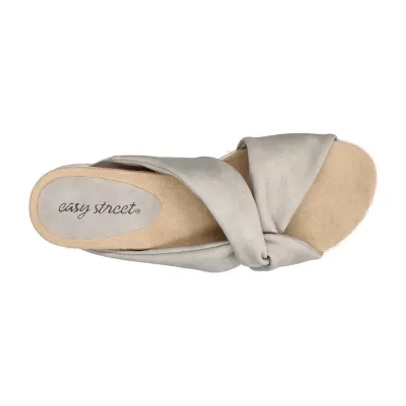 Easy Street Womens Ja Wedge Sandals