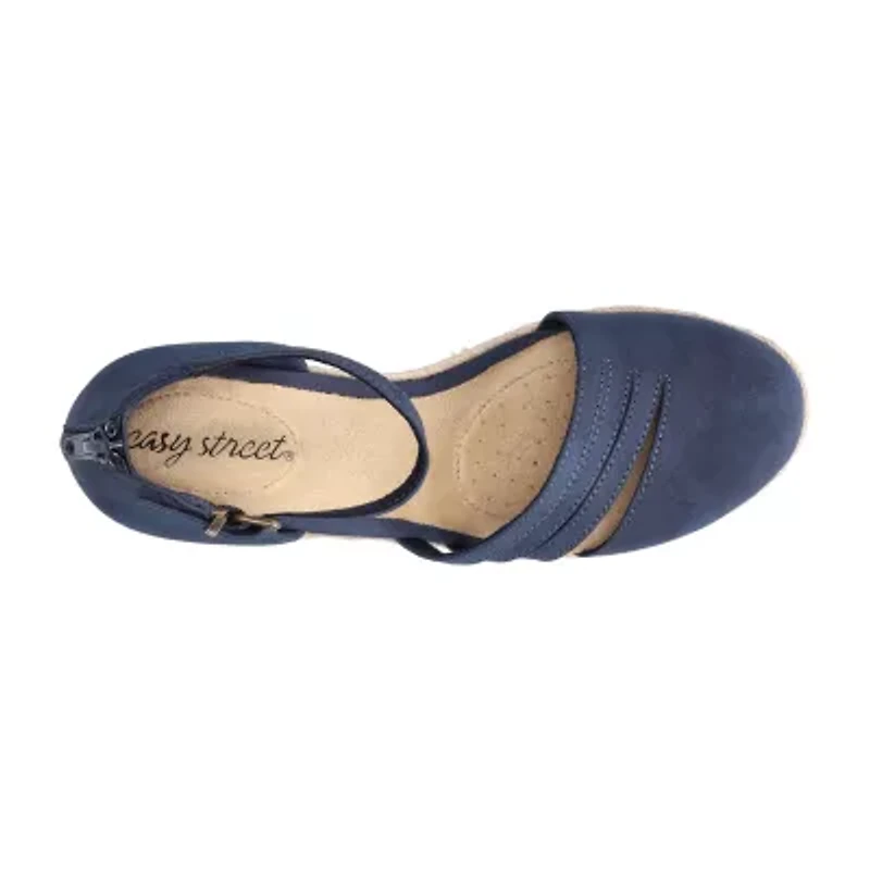 Easy Street Womens Daytona Wedge Sandals