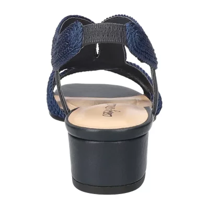 Easy Street Womens Festival Heeled Sandals