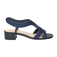 Easy Street Womens Festival Heeled Sandals