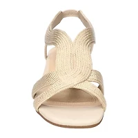 Easy Street Womens Festival Heeled Sandals