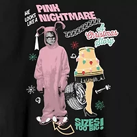 Christmas Story Ralphies Womens Juniors Crew Neck Long Sleeve Sweatshirt