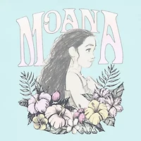 Moana 2 Boyfriend Tee Womens Crew Neck Short Sleeve Loose Fit Juniors Graphic T-Shirt