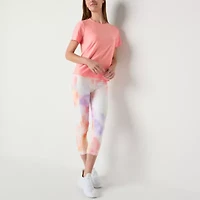 Xersion Womens Crew Neck Short Sleeve Quick Dry Active Tall T-Shirt