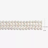 Womens White Inch Strand Necklace