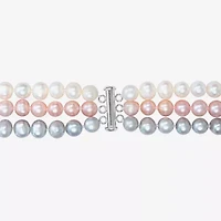 Womens White Inch Strand Necklace