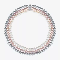 Womens White Inch Strand Necklace