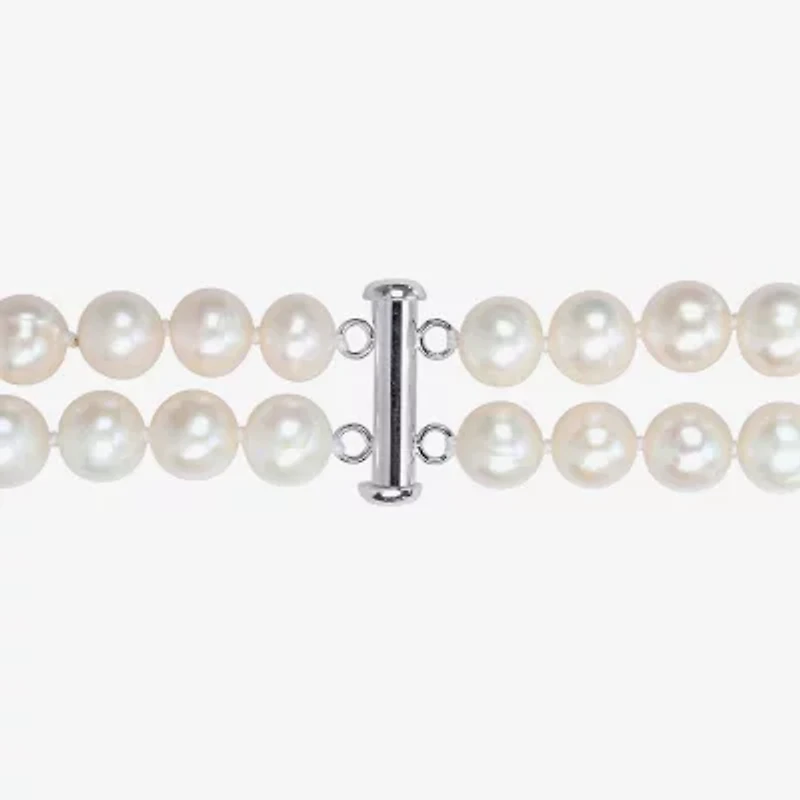 Womens White 18 Inch Strand Necklace