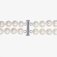 Womens White 18 Inch Strand Necklace