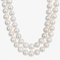 Womens White 18 Inch Strand Necklace