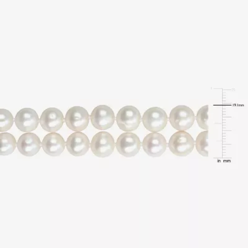 Womens White 18 Inch Strand Necklace