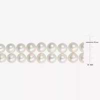 Womens White 18 Inch Strand Necklace