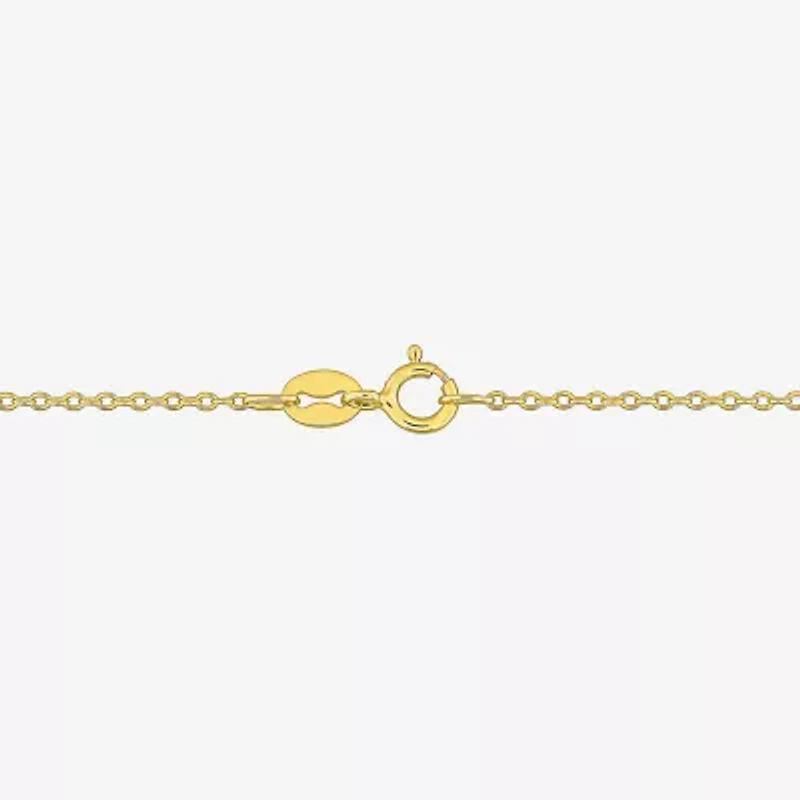 Womens Mother of Pearl & Gemstone Sterling Silver Butterfly Pendant Necklace