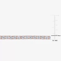 Gemstone Sterling Silver 7.25 Inch Tennis Bracelet