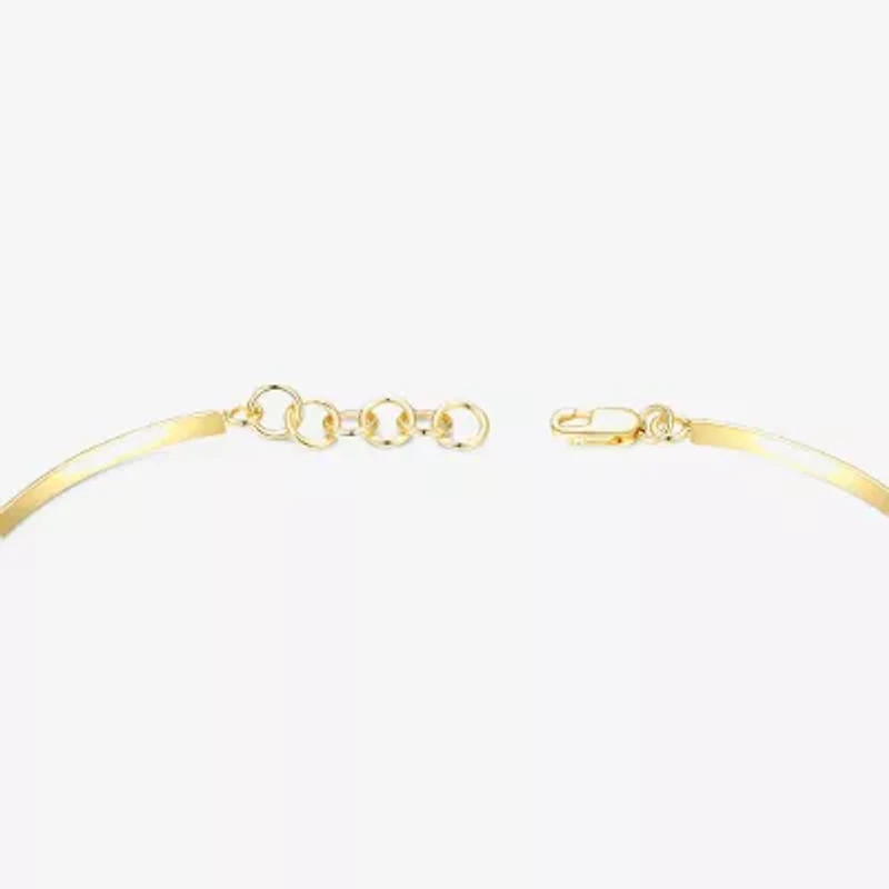Womens Genuine Purple Amethyst Casted 14K Gold Over Silver Bangle Bracelet