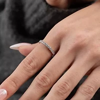 2MM 1/2 CT.T.W. Natural Diamond 14K Gold Wedding Band