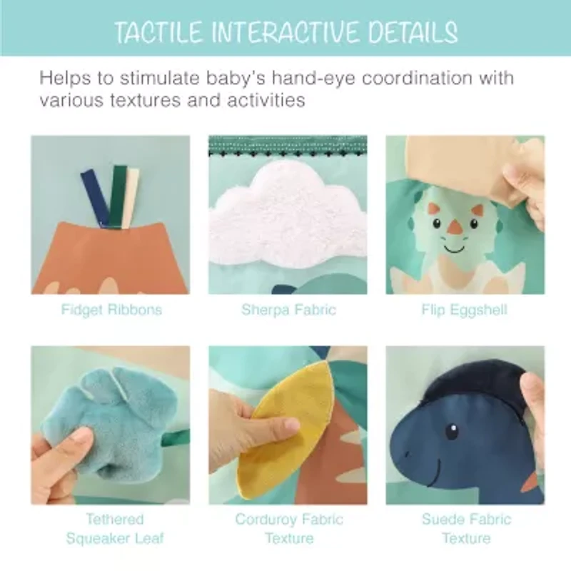 The Peanutshell Dino Baby Activity Center