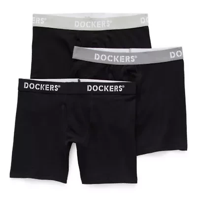 Dockers Mens 3 Pack Boxer Briefs 3mu666do