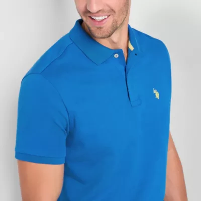 U.S. Polo Assn. Interlock Mens Classic Fit Short Sleeve Shirt