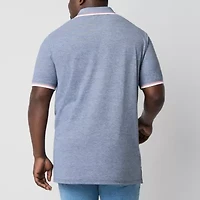 St. John's Bay Essential Oxford Big and Tall Mens Classic Fit Short Sleeve Polo Shirt