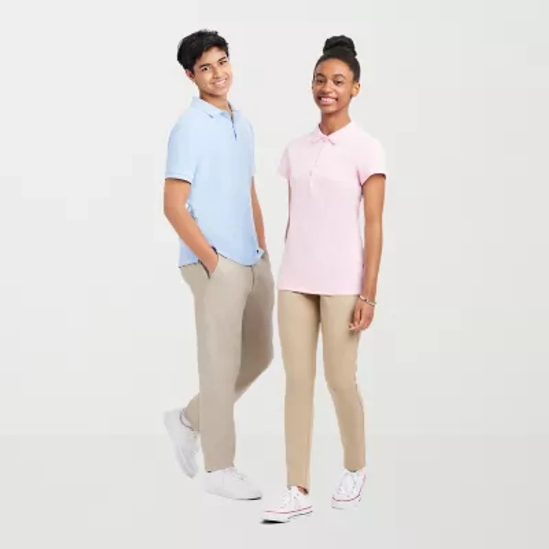 IZOD Womens Juniors Skinny Pull-On Pant