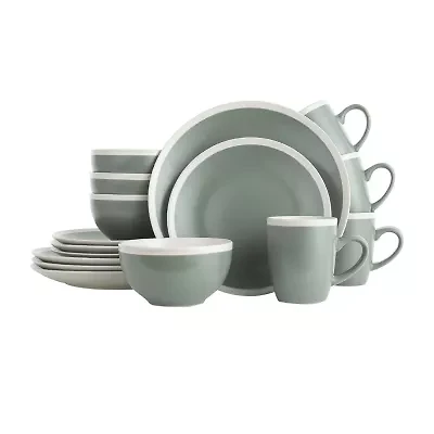Stone + Lain Serenity 32-pc. Stoneware Dinnerware Set