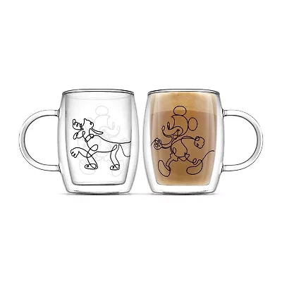 Joyjolt Mickey And Pluto Aroma Espresso Cup